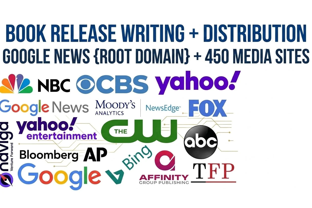 Book Press Release Writing & Distribution Service